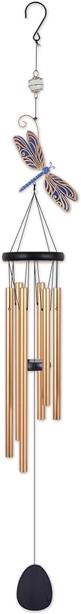 45" Gold Dragonfly Chime - Image 2