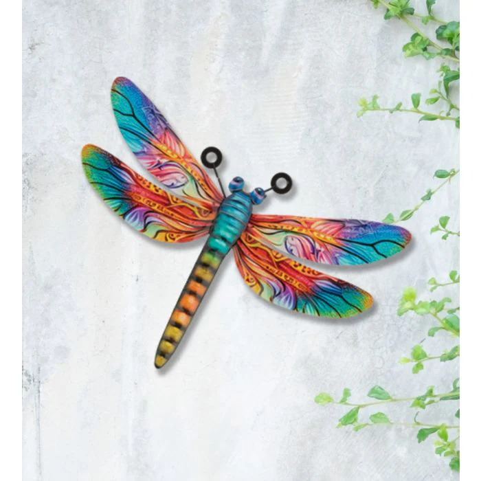Dragonfly Stake/Wall Decor Small - Multi