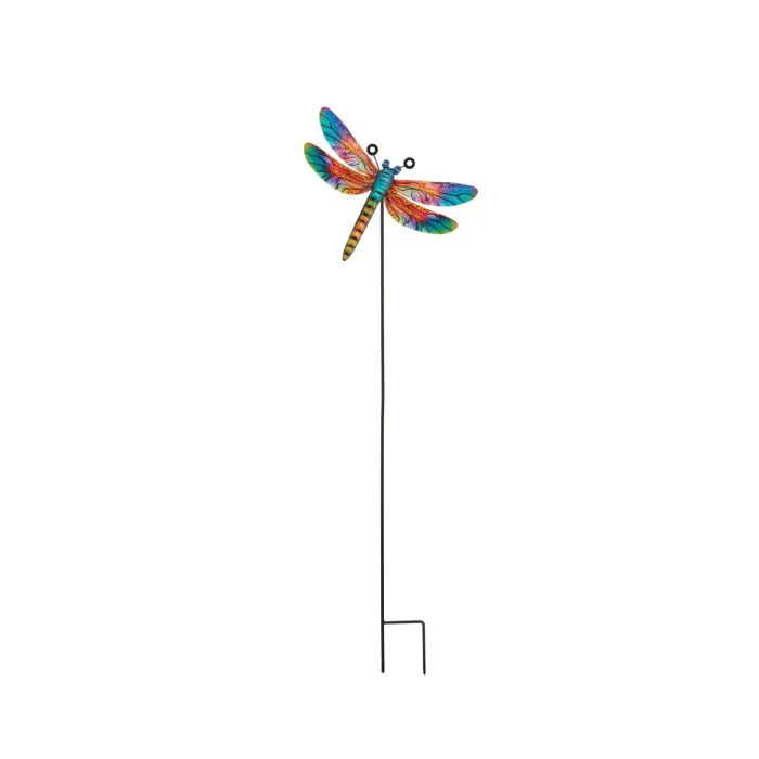 Dragonfly Stake/Wall Decor Small - Multi - Image 2