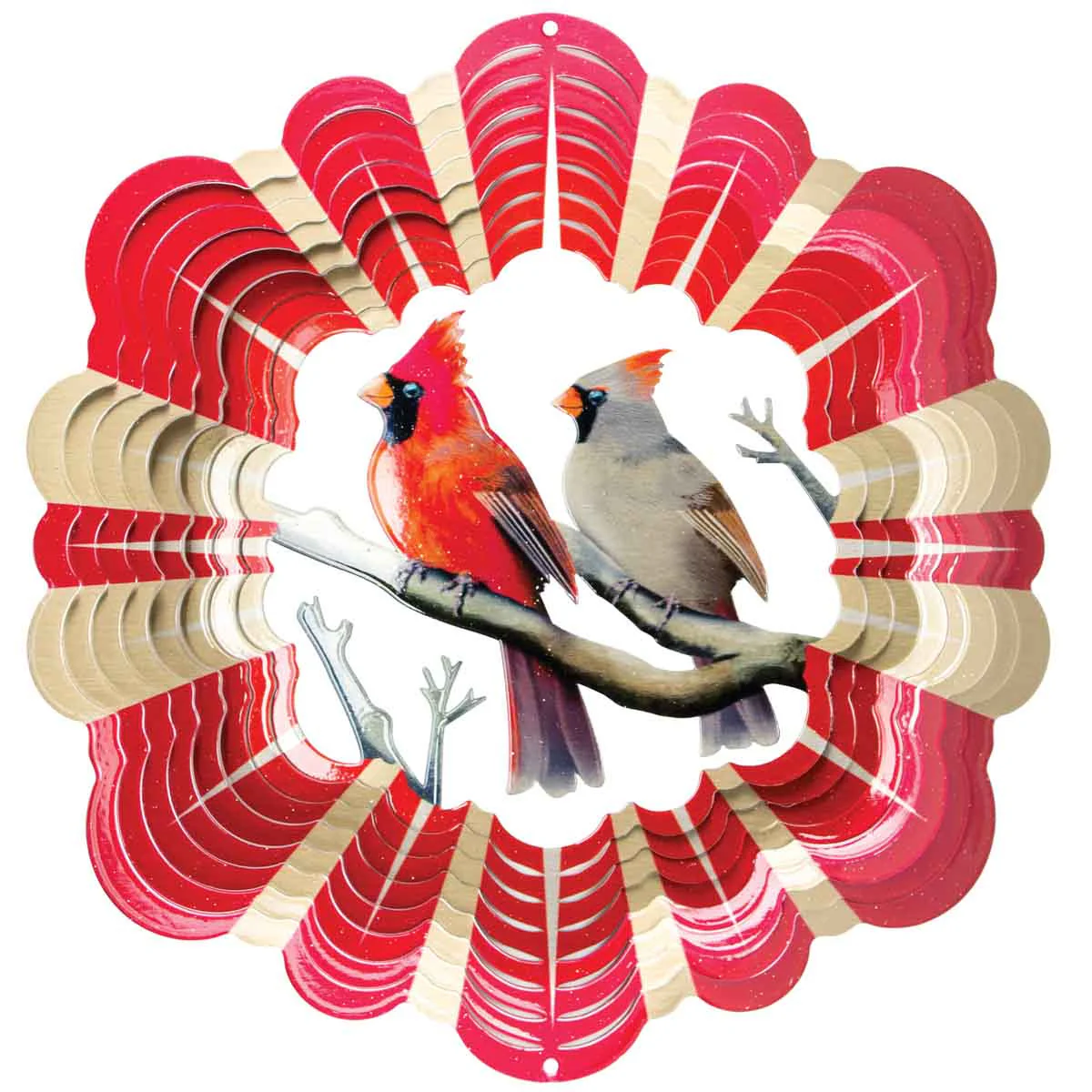 Cardinals Large 12" Wind Spinner - Image 2