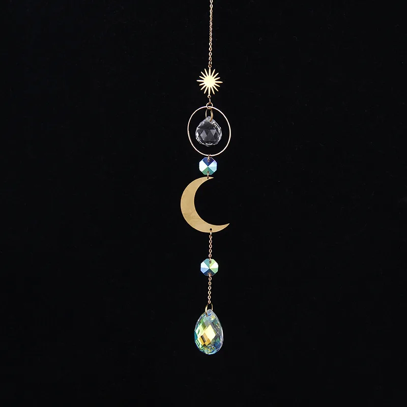 Crescent Moon With Crystal
