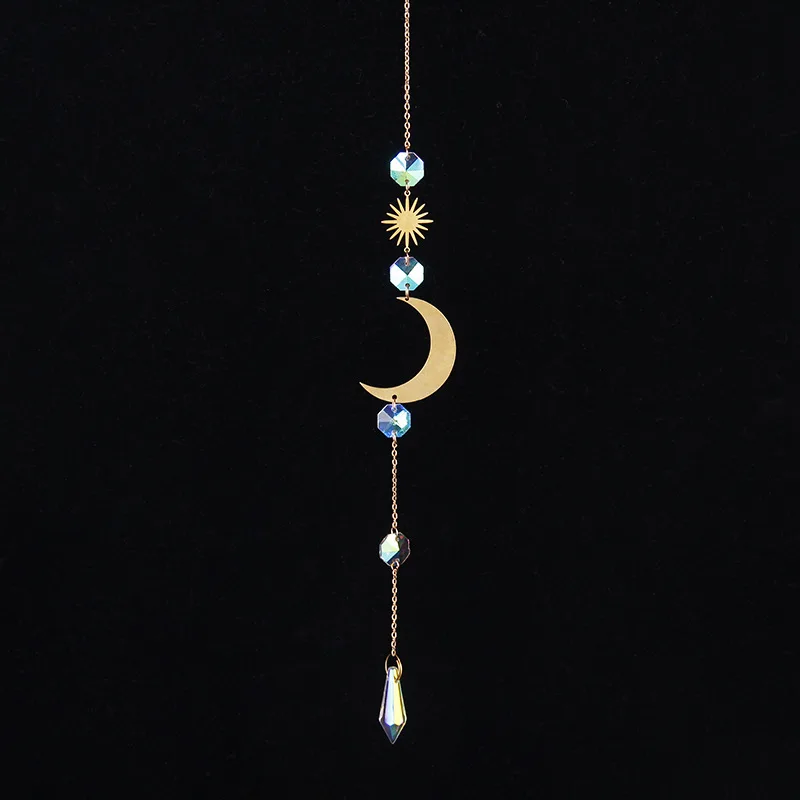Crescent Moon With Crystal - Image 2