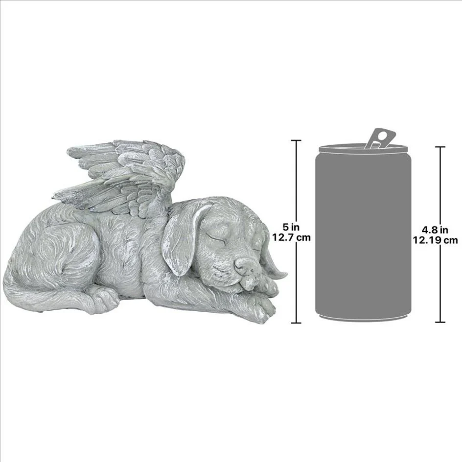 Dog Memorial Angel Pet Statue - Image 3