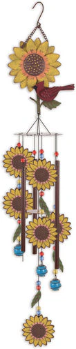 Cardinal And Sunflower Chime