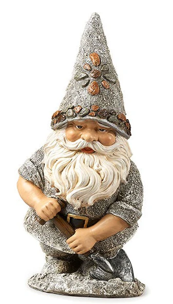 Pebble Gnome with Shovel - Image 2