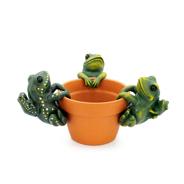 Jumbo Double Frog Pot Hanger - Image 2
