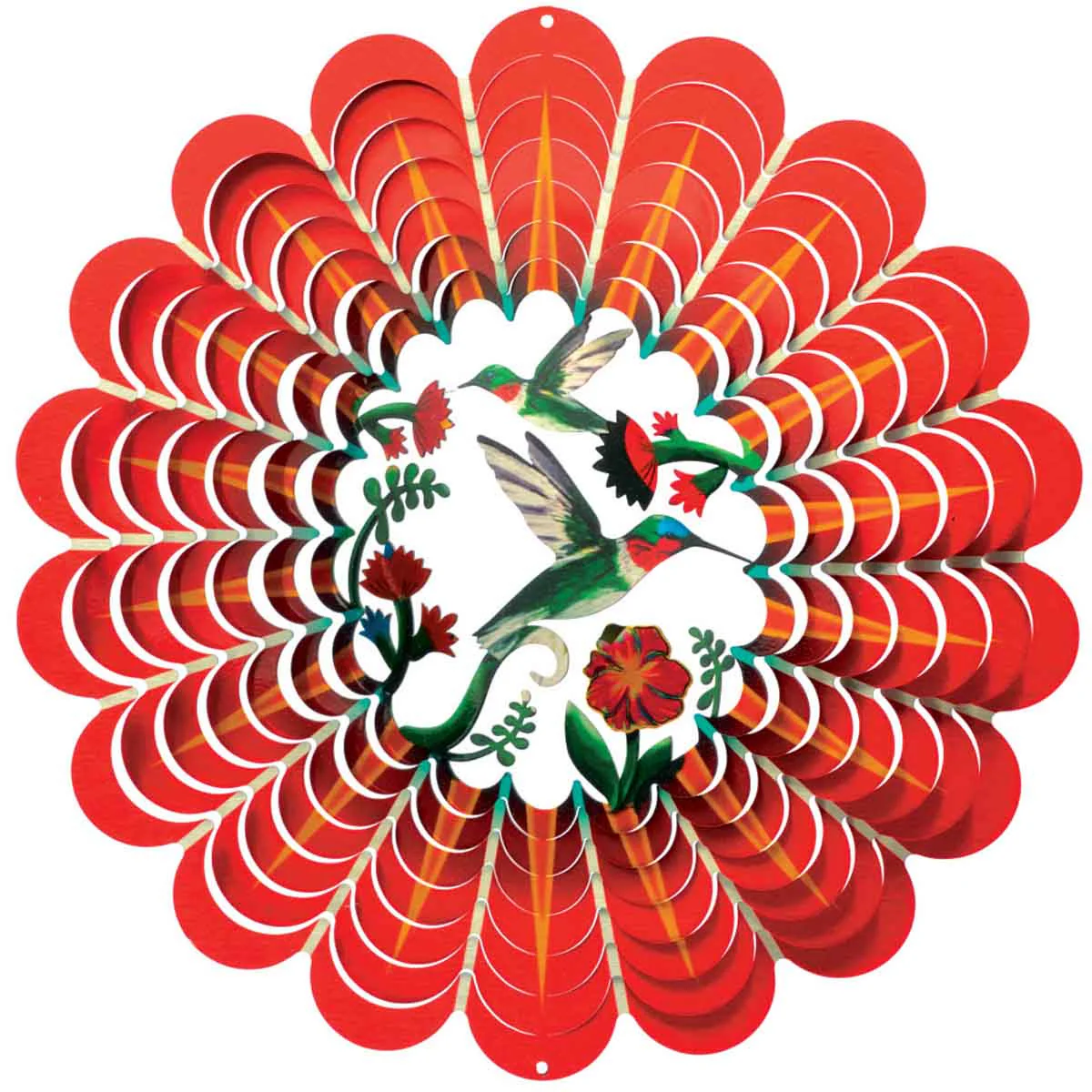 3D Hummingbird Large 12" Wind Spinner - Image 2