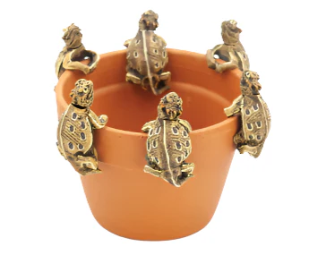 Medium Bobble Head Horned Toad Pot Hanger