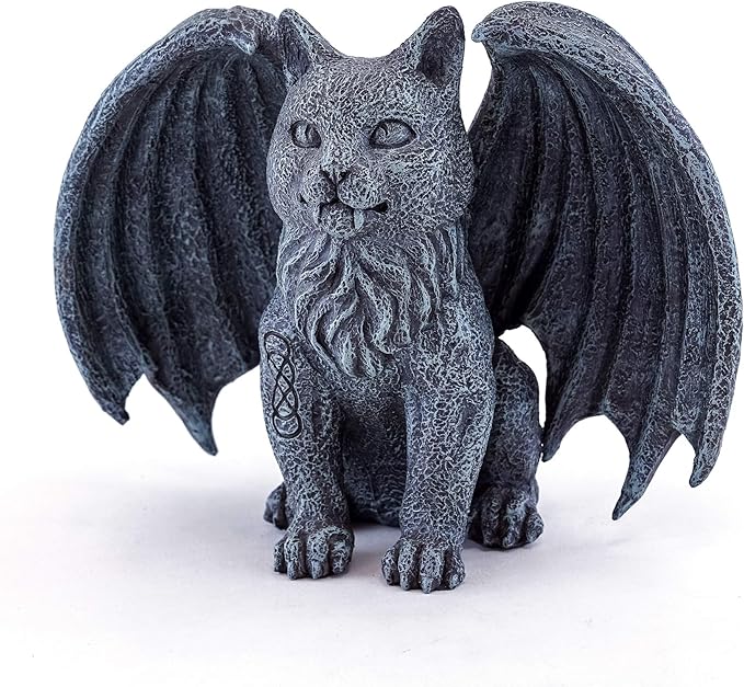 Cat Gargoyle with Celtic Infinity Knot Tattoo - Image 2