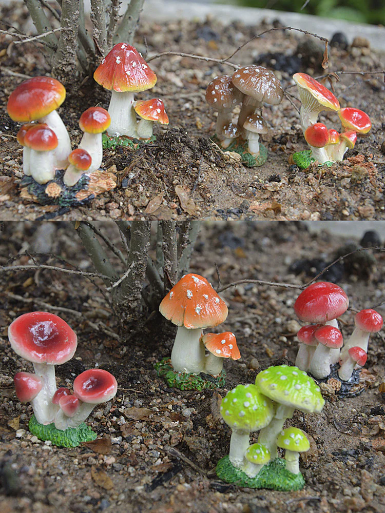 Resin Fairy Mushroom