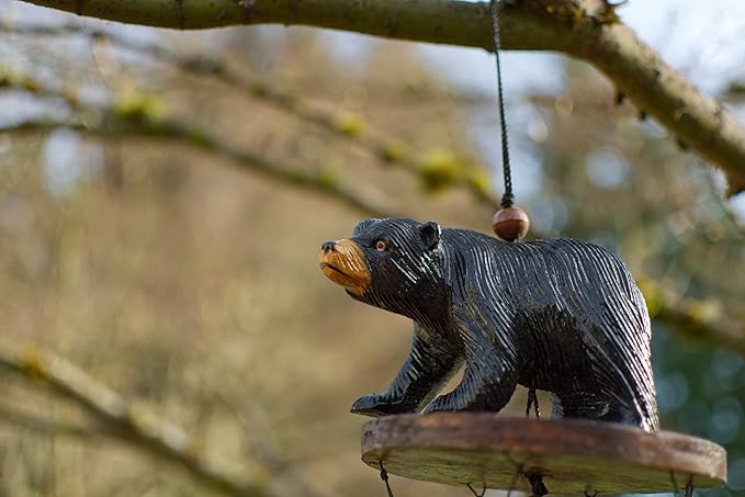 Black Bear Bamboo Wind Chime - Image 2