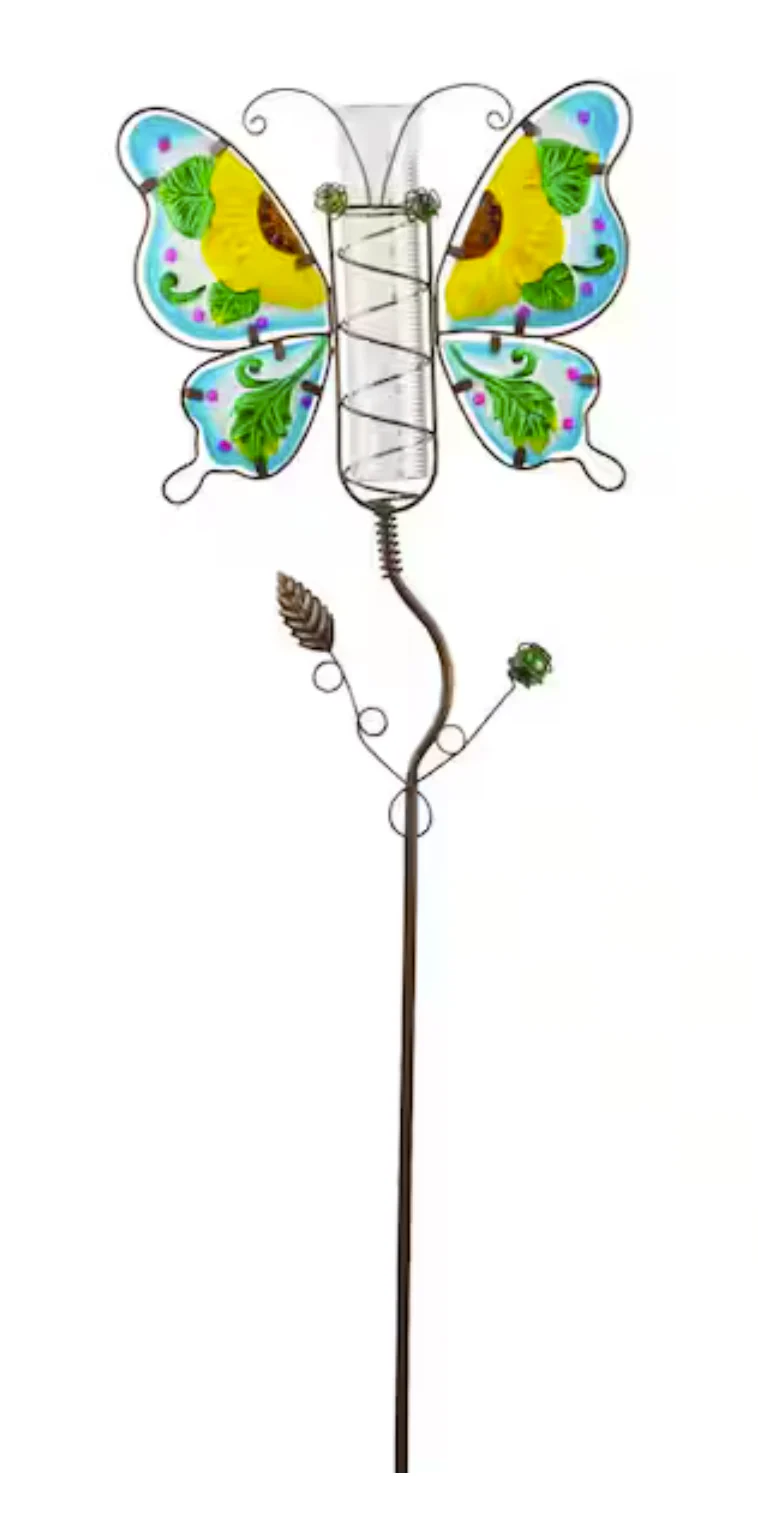 Rain Gauge Blue Butterfly - Image 2