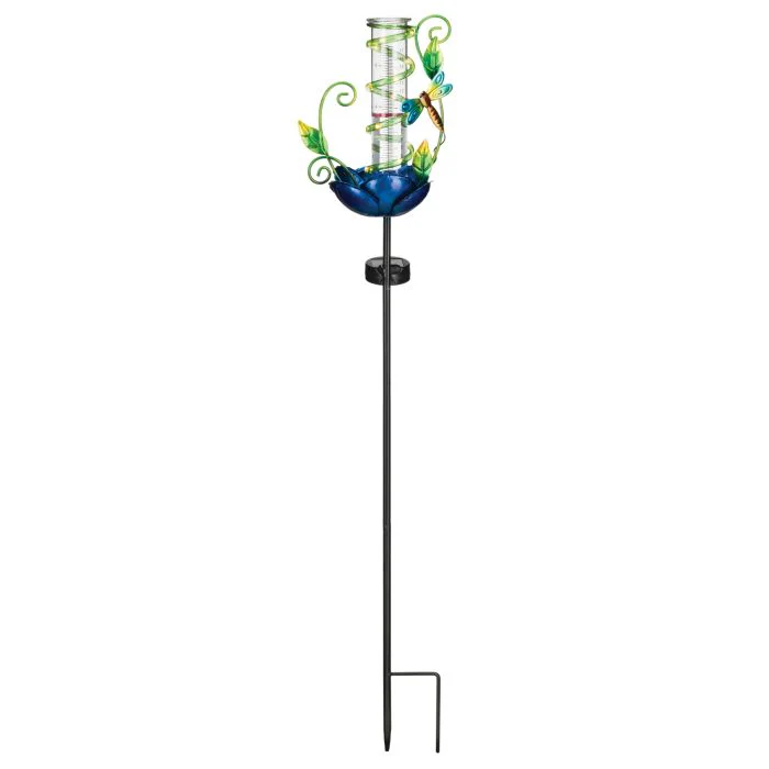 Rain Gauge Solar Stake-Dragonfly - Image 2