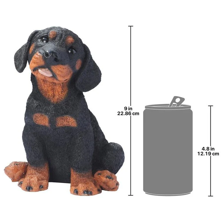 Rottweiler Puppy Statue - Image 2