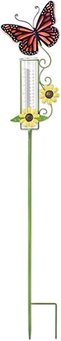 Orange Butterfly Rain Gauge - Image 2