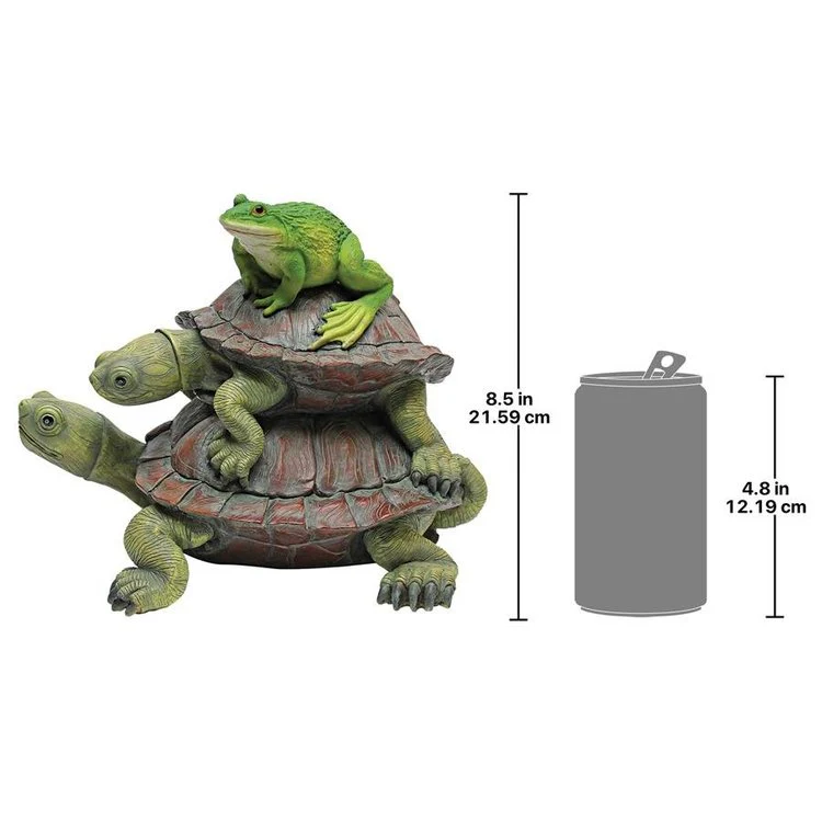 Good Company Frog Turtles Garden Statue - Image 2