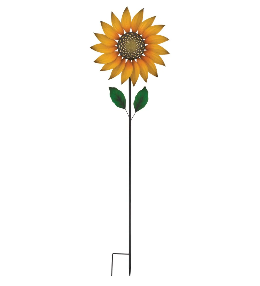 Textured Flower Spinner Stake - Sunflower - Image 2